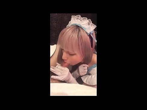 ❤️ Japanisches Idol [mayuka], französisches Dienstmädchenkostüm, Teil 1, Blowjob und Wichsen mit Lotion ☑ Porn video bei uns ☑